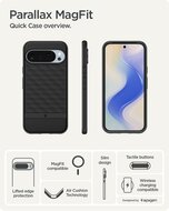 Spigen Parallax Google Pixel 10 / Google Pixel 10 Pro hoesje zwart