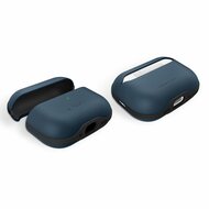 TechProtection Leather AirPods Pro 3 hoesje navy