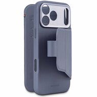 Decoded Textured Silicone 2 in 1 Wallet iPhone 17 Pro hoesje blauw