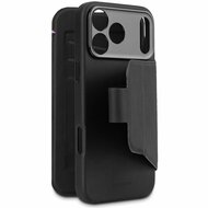 Decoded Textured Silicone 2 in 1 Wallet iPhone 17 Pro Max hoesje zwart