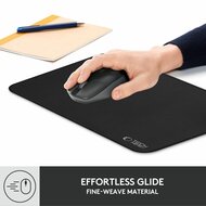 TechProtection universele muismat 35 x 25 cm zwart
