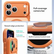 ESR Classic Hybrid camera control iPhone 17 Pro hoesje oranje