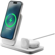Nomad Stand One Max  3 in 1 25 watt MagSafe oplader zilver
