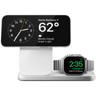 Nomad Stand One Max  3 in 1 25 watt MagSafe oplader zilver