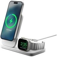 Nomad Stand One Max  3 in 1 25 watt MagSafe oplader zilver