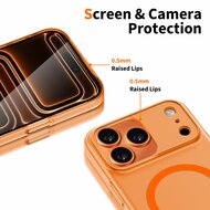 TechProtection MagSlim MagSafe iPhone 17 Pro Max hoesje cosmic oranje