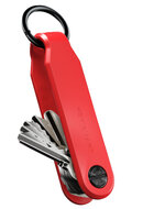 KeySmart Loop Blue sleutelhouder met sleutelhanger rood