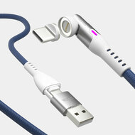 Statik 360 Pro universeel magnetische kabel 200 cm blauw