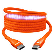 Statik MagStack Pro USB-C naar USB-C kabel 100 cm oranje