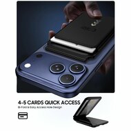 TechProtection MagSafe stand wallet portemonnee hoesje carbon