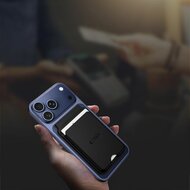 TechProtection MagSafe stand wallet portemonnee hoesje carbon