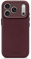 Decoded Leather backcover iPhone 17 Pro Max hoesje dark ruby