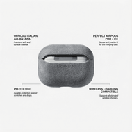 Alcanside Alcantara&nbsp;AirPods Pro 3 hoesje nardo grijs