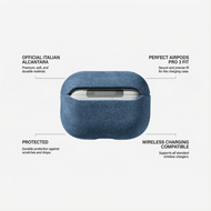Alcanside Alcantara&nbsp;AirPods Pro 3 hoesje ocean blauw