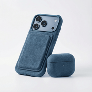 Alcanside Alcantara&nbsp;AirPods Pro 3 hoesje ocean blauw