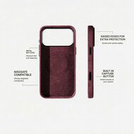 Alcanside Alcantara iPhone 17 Pro hoesje rood
