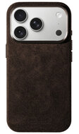 Alcanside Alcantara iPhone 17 Pro Max hoesje chocolate bruin