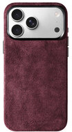 Alcanside Alcantara iPhone 17 Pro Max hoesje rood