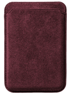 Alcanside Alcantara MagSafe Wallet kaarthouder rood