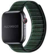 Alcanside Alcantara Apple Watch 49 / 46 / 45 mm bandje groen