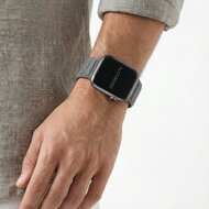 Alcanside Alcantara Apple Watch 49 / 46 / 45 mm bandje nardo grijs