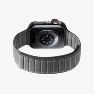 Alcanside Alcantara Apple Watch 49 / 46 / 45 mm bandje nardo grijs