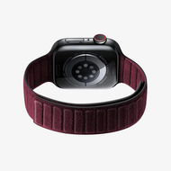 Alcanside Alcantara Apple Watch 49 / 46 / 45 mm bandje rood