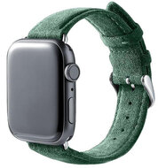 Alcanside Alcantara Buckle Apple Watch 49 / 46 / 45 mm bandje groen