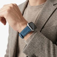 Alcanside Alcantara Buckle Apple Watch 49 / 46 / 45 mm bandje ocean blauw