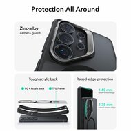 ESR Classic Hybrid Kickstand MagSafe Galaxy S26 Ultra hoesje frosted zwart