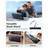 ESR Cyber Though Kickstand MagSafe Galaxy S26 Ultra hoesje blauw