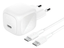 Belkin BoostCharge USB-C 45 watt GaN oplader wit met USB-C kabel
