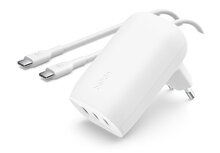 Belkin BoostCharge USB-C 67 watt GaN oplader met 3 poorten en USB-C kabel