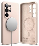 Ringke MagSafe Silicone Galaxy S26 Ultra hoesje roze