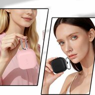 TechProtection Silicone Galaxy Buds 4 / Galaxy Buds 4 Pro hoesje zwart