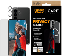 PanzerGlass CARE 3 in 1 Privacy Galaxy S26+ Plus Urban Combat bundel hoesje screen en camera protector