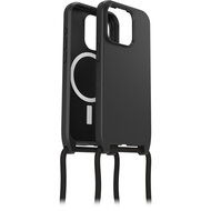 Otterbox React MagSafe iPhone 15 Pro hoesje met draagkoord zwart 