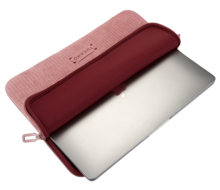 Tucano Velluto MacBook 13 inch sleeve roze