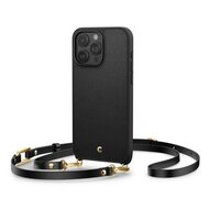 Spigen Cyrill Classic MagSafe iPhone 15 Pro Max hoesje met draagkoord zwart