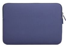 TRUNK Textile MacBook 13 inch sleeve blueberry blauw