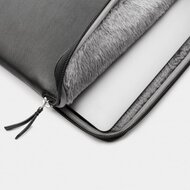 TRUNK Leather MacBook 13 inch sleeve zwart