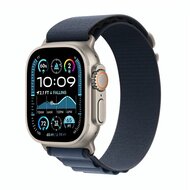 TechProtection Alpine nylon Apple Watch Ultra 49 / 46 / 45 / 44 mm bandje navy / blauw