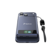 BMX SolidSafe 10 K MagSafe solid-state powerbank 10000 mAh blauw