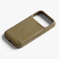 Bellroy Card iPhone 17 Pro wallet hoesje khaki