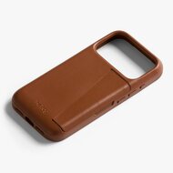 Bellroy Card iPhone 17 Pro Max wallet hoesje bruin