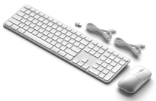 Satechi Slim CEX3 draadloze toetsenbord en muis combo zilver