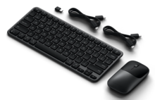 Satechi Slim CEX1 draadloze toetsenbord en muis combo zwart