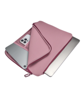 Tucano Doppio MacBook 13 inch sleeve roze