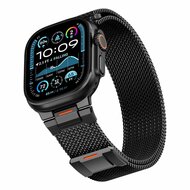 TechProtection Vanguard Apple Watch 49 / 46 / 45 / 44 mm bandje zwart