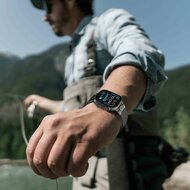 TechProtection Vanguard Apple Watch 49 / 46 / 45 / 44 mm bandje zwart